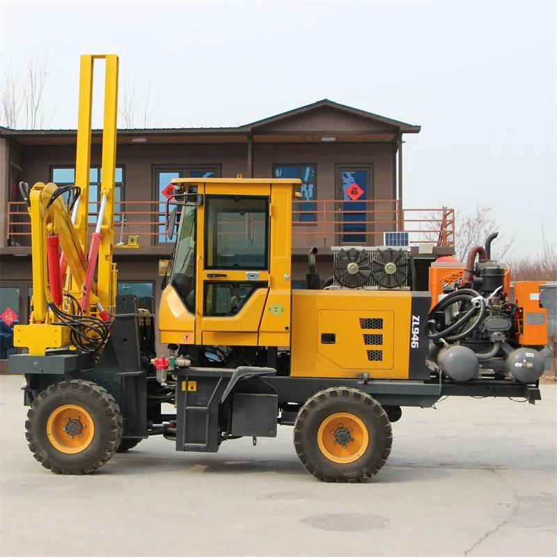 Wave Shaped Guardrail Piling Machine